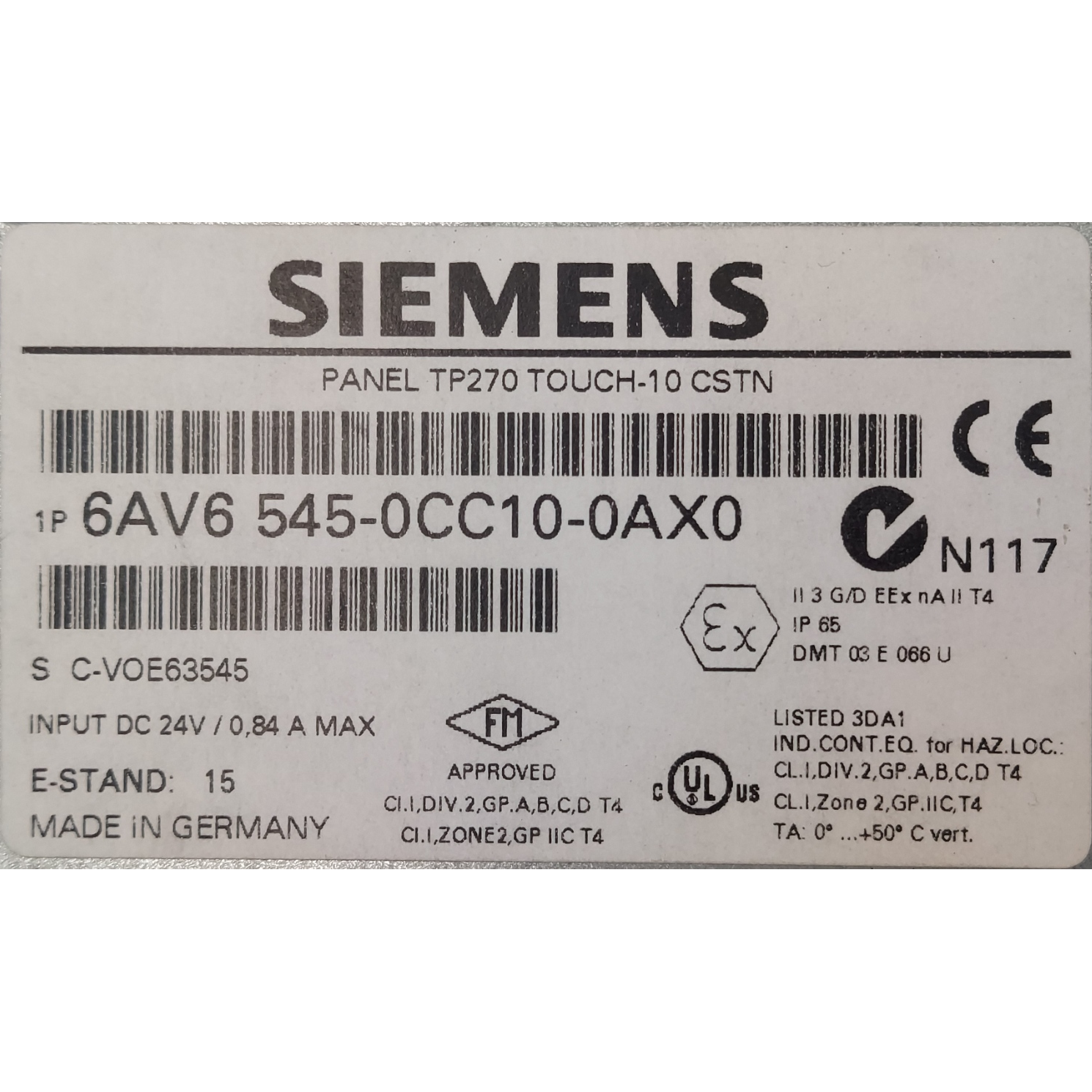 6AV6545-0CC10-0AX0