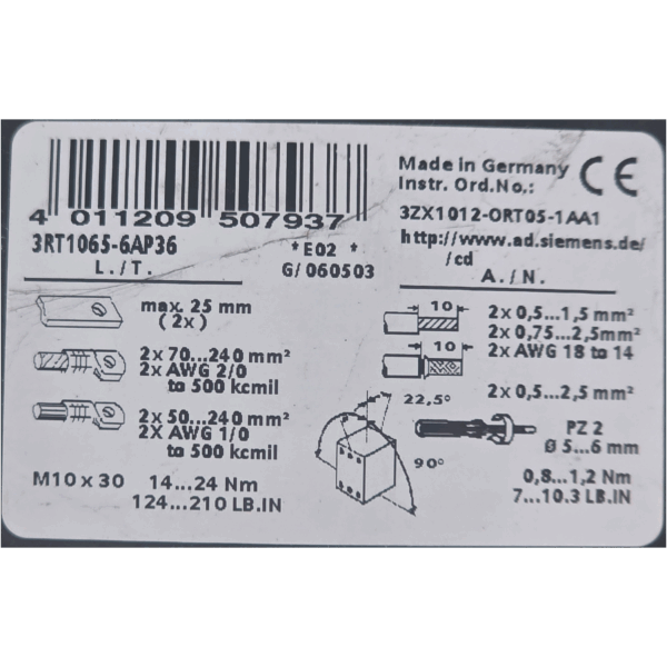 3RT1065-6AP36